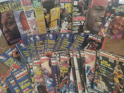 Revista Oficial Nba, Nba Basket, Posters Y Más - Lote De 51 (Usado)
