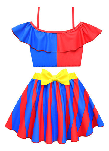 Trajes De Baño 3pcs Bañador Digital Circus Para Niños Ropa .
