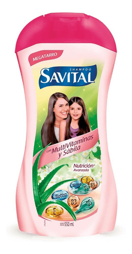 Shampoo Savital Multivitamínico 550 Ml