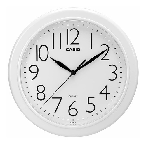 Reloj Pared Casio Iq-01s Silencioso Colorsurtido Relojesymas