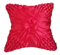 Comprar Almohadon Rojo Drapeados O Capitone Artesanias Mt