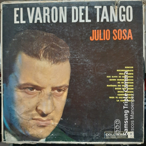 Vinilo Julio Sosa El Varon Del Tango Leopoldo Federico T3