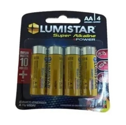 Lumistar Bateria Super Alkaline - Aa Lr6 - 4pcs/blister 1.5