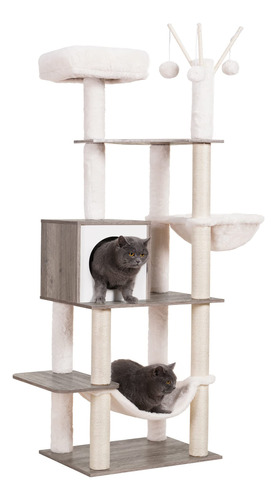 Hey-brother Arbol De Madera Para Gatos, Muebles Para Gatos D