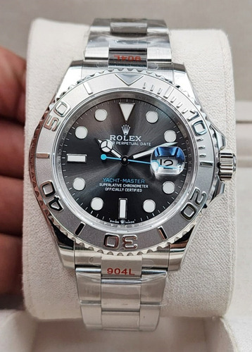 Reloj Yacht M. Acero Eta Suizo Grabado 41 Mm Automatic Acero Acerro Mate Gris Oscuro (Usado)