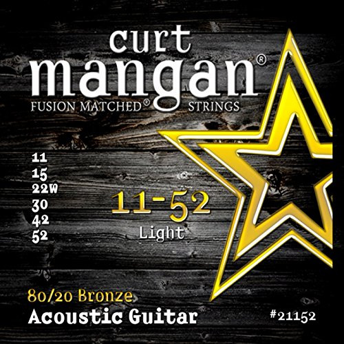 Curt Mangan Fusion Matched 80 20 Bronce Guitarra Acustica