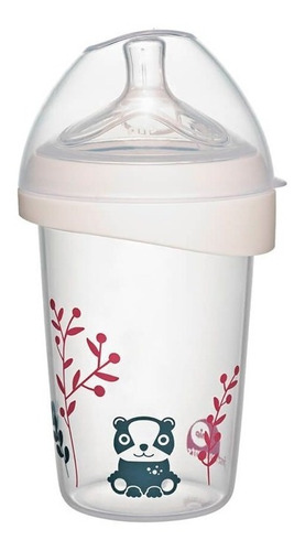 Mamadera Moment Cuello Ancho Panda 270 Ml. Nip
