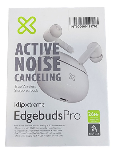 Audífonos Edgebuds Pro Klipxtreme Cancelación De Ruido 26hr