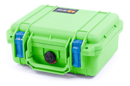 Funda Pelican 1200 Verde Lima Azul Viene Espuma