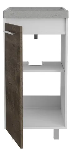 Lavadero Corona Premium Ii Petite Gris Mueble Oporto