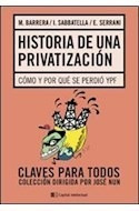 Historia De Una Privatizacion Como Y Por Que Se Perdio Ypf