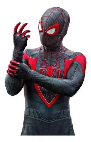 Disfraz Miles Morales Spiderman Adulto Premium Hombre Araña