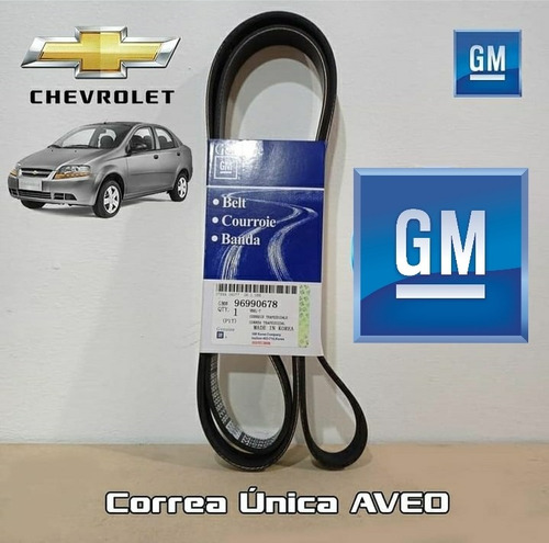 Correa Unica Para Aveo Chevrolet 1.6 Gm Genuine Original 