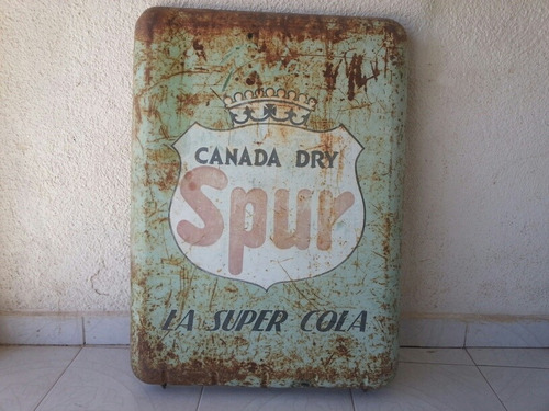 Antigua Lamina De Publicidad Canada Dry Spur Fue Hielera 