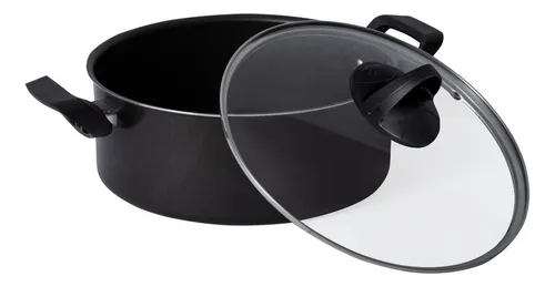 comprar  Panela Caçarola Avulsa Teflon Cu002F Tampa De Vidro Nº 22