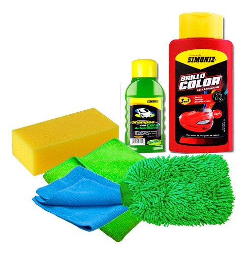 Kit De Tratamiento De Pintura Para Auto Rojo Simoniz Cera