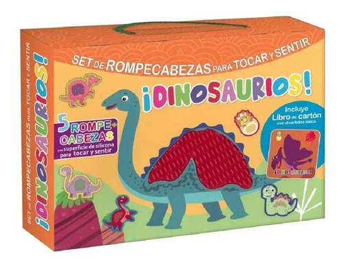 ¡dinosaurios! Rompecabezas Para Tocar Y Sentir-esp