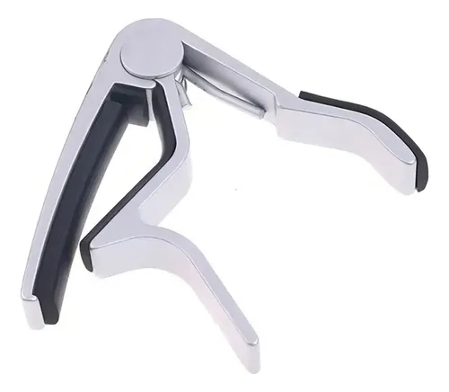 Capotraste Braçadeira Dolphin Prata Violão Aço / Guitarra Dc Music