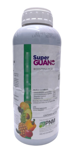 1 L Guano De Murciélago Nutriente Foliar Con Bioestimulantes