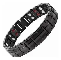 Comprar Pulsera Biomagnetica De Acero Inoxidable 316l Elegante Impor