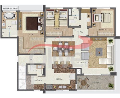 Imagem 9 de 9 de Akkar Residence, Cobertura Duplex, 3 Dormitorios, 3 Vagas De Garagem, Bigorrilho, Curitiba, Paraná - Ap00984 - 33677422
