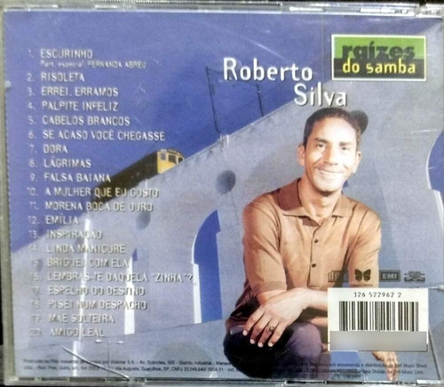 Cd Roberto Silva Raízes Do Samba 1998 (Usado)