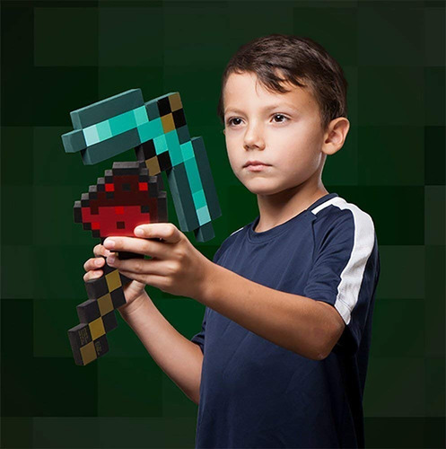 Thinkgeek Minecraft Diamante Pico Y Redstone Polvo Aventura
