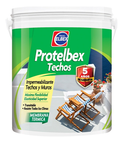 Impermeablizante Protelbex Techos - Elbex 20 Kg