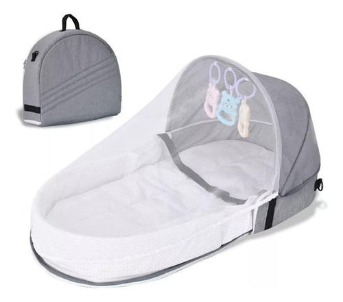 Cuna Plegable Con Mosquitera Para Bebé Recién Nacido