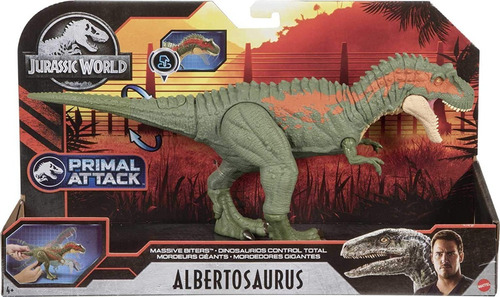 Dinosaurio Albertosaurus Control Total Jurassic World Mattel