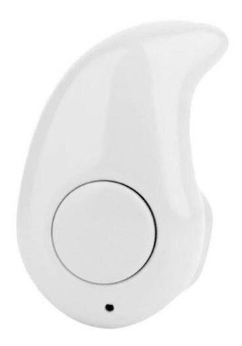 Mini Fone De Ouvido Via Bluetooth 4.0 Universal Cor Branco