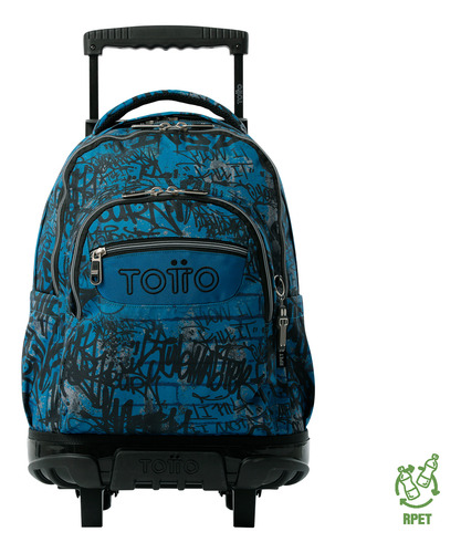 Mochila Escolar Con Ruedas Para Niño Renglon Totto