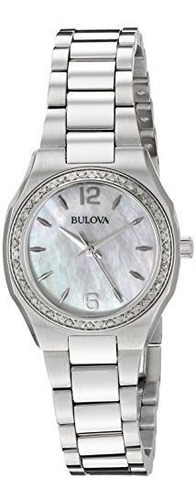 Pantalla 96r199 Diamond Galería Analógica De Bulova Mujeres 