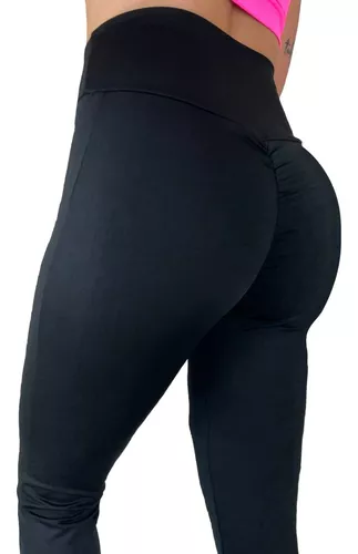 Legging Academia Levanta Bumbum Calça Feminina Fitness Preta