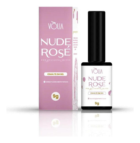 Esmalte Em Gel Volia Nude Rose 9g