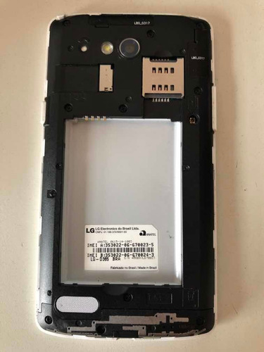 Celular LG L80 D385 5' Tv Android 4.4 Ref:cl52 Sucata