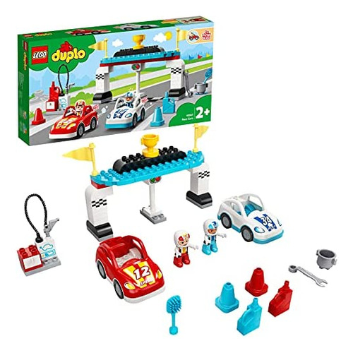 Lego 10947 Duplo Town Race Cars Toy Para Niños Pequeños De 2