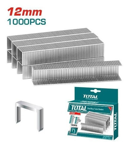 Grapas Para Grapadora Manual 12mm X 1.2mm Total Tht39122