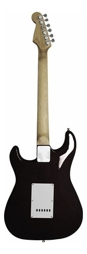 Guitarra Elétrica Stratocaster Queen's 6 Cordas Cor Preto Material Do Diapasão Madeira De Lei
