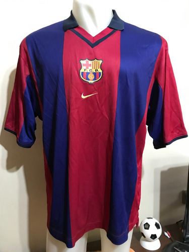 Camiseta Barcelona España 2000 2001 Guardiola #4 Xl - Xxl