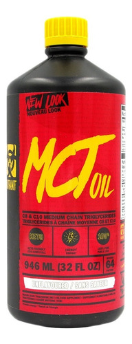 Mct Oil Mutant - 946 Ml Sabor Sin Sabor