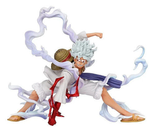 Figura De Nika Luffy Gear 5 De One Piece Sun God Fruit Awake