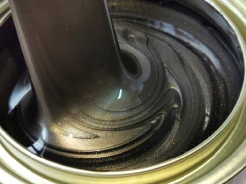 Tinta Poliéster Automotivo Cinza Mwm Metálico Com 225ml