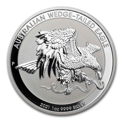 Medalla Onza Aguila Devorando Una Serpiente Eagle 