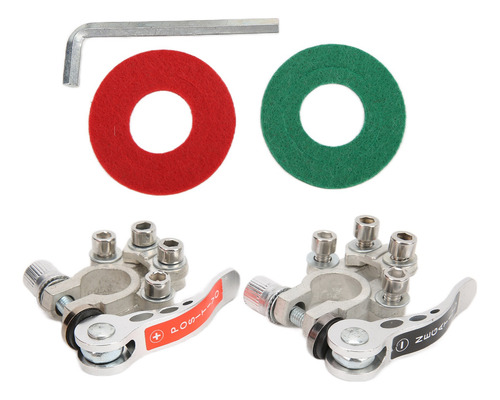 2x Terminales Conector Batería Porosa De Cabeza Pila Coche