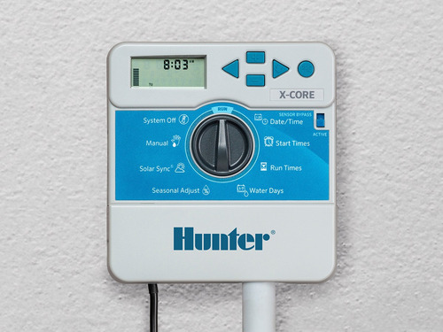 Controlador/programador Riego Hunter X Core 8 Estaciones Int