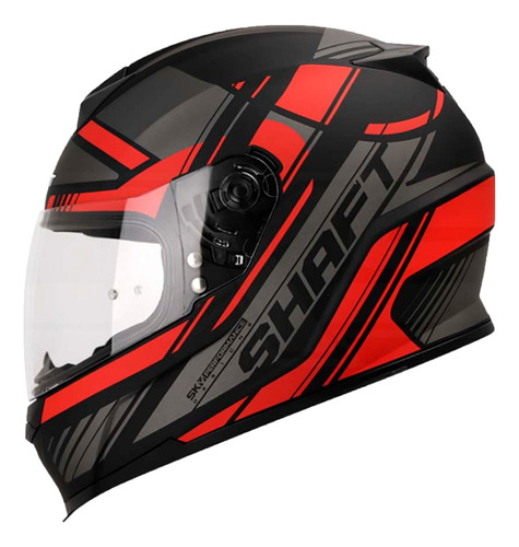 Casco Integral Shaft Longer Mate Visor Transparente