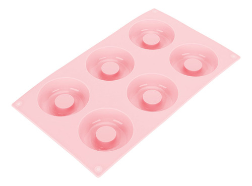 Molde Para Hornear Rosquillas De Silicona Con 6 Cavidades