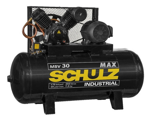 Compresor De Aire Industrial 7.5hp Schulz Trifasico 350lts