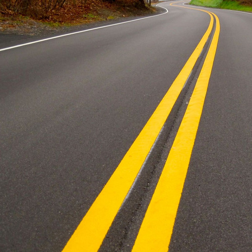 Tinta Demarcação Viária 3,6l Tinta Para Asfalto Acabamento Fosco Cor Amarelo